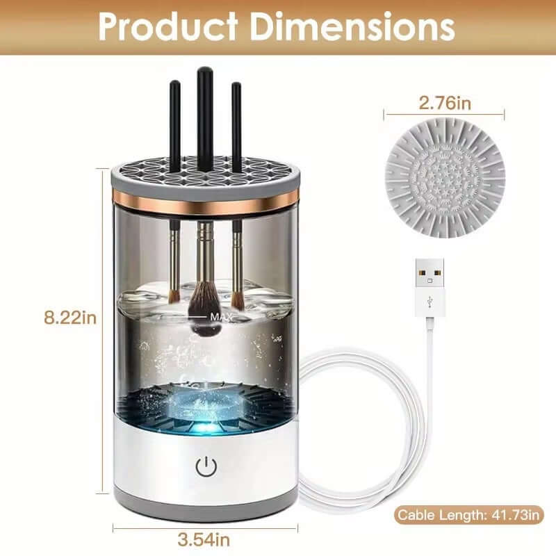 DROPPZZA New USB Electric Makeup Brush Cleaner 3 in 1 Makeup