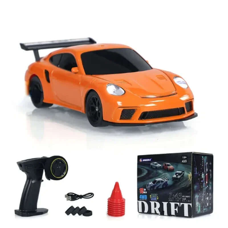 DROPPZZA2.4G RC Drift Car 1/43 4WD Remote Control Car High Speed