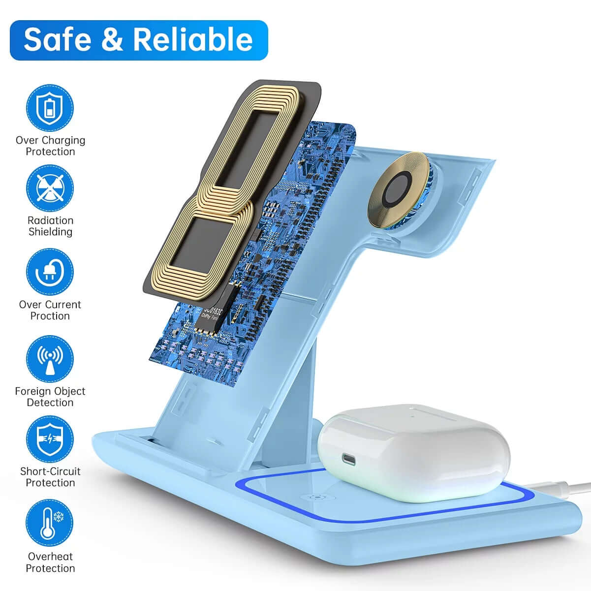 DROPPZZA Cshiworld Wireless Charger for Iphone Multiple Devices,