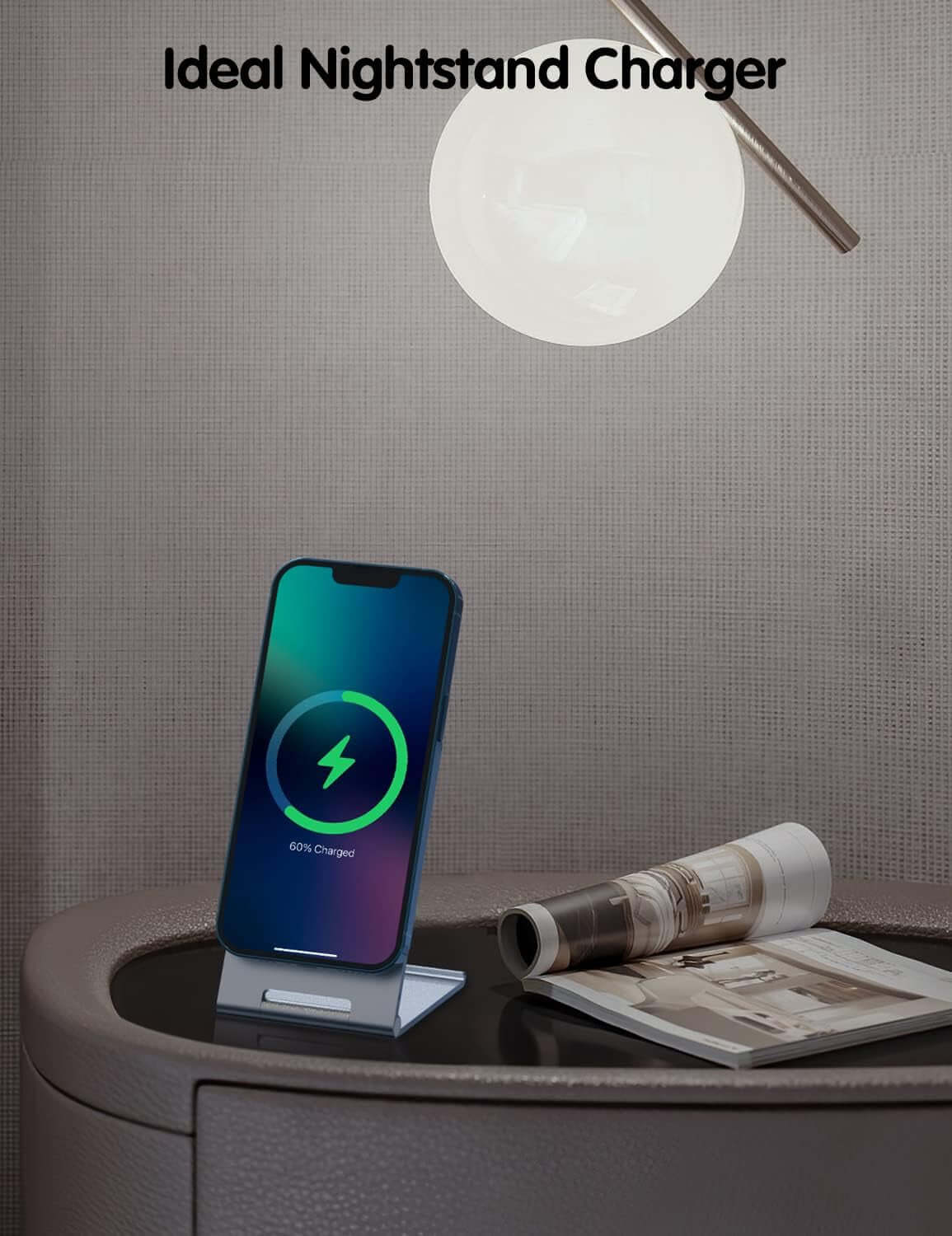 DROPPZZA Wireless Charger for Apple Magsafe, Iphone Stand
