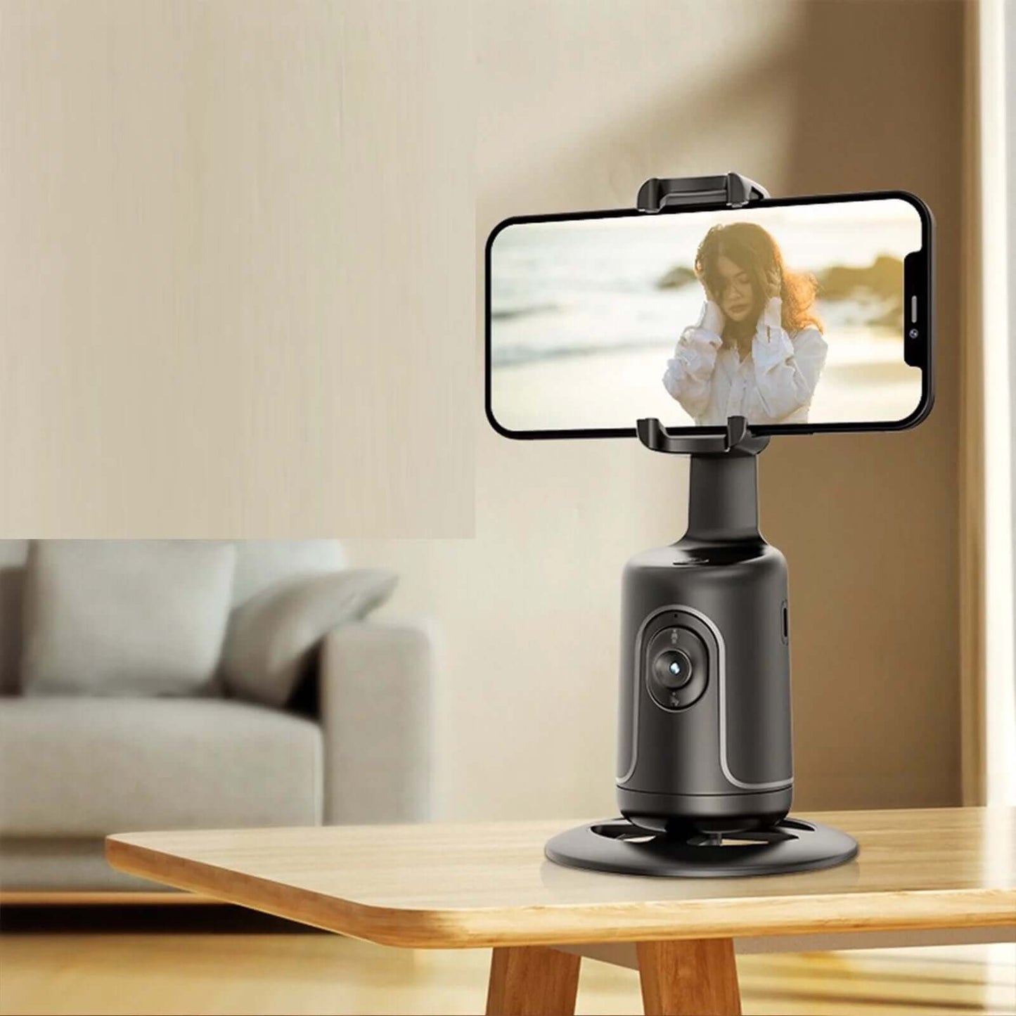 DROPPZZA Auto Face Tracking Phone Holder Tripod, No App