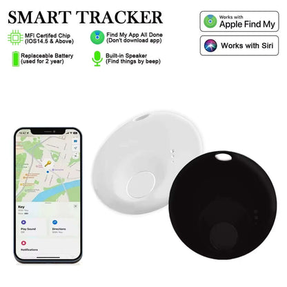 DROPPZZA Bluetooth GPS Tracker Smart Tag Airtag Work with Apple Find My APP Itag Locator Air Tags Pet Key Finder for Ios