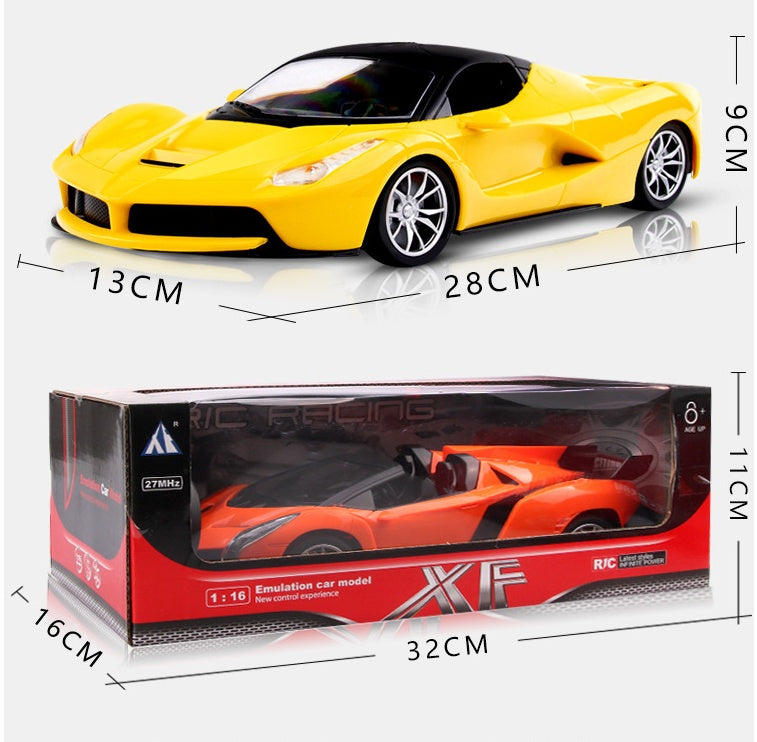Remote Control Racing Car 1:16 Model – High-Speed RC Sports Car with Powerful Motor