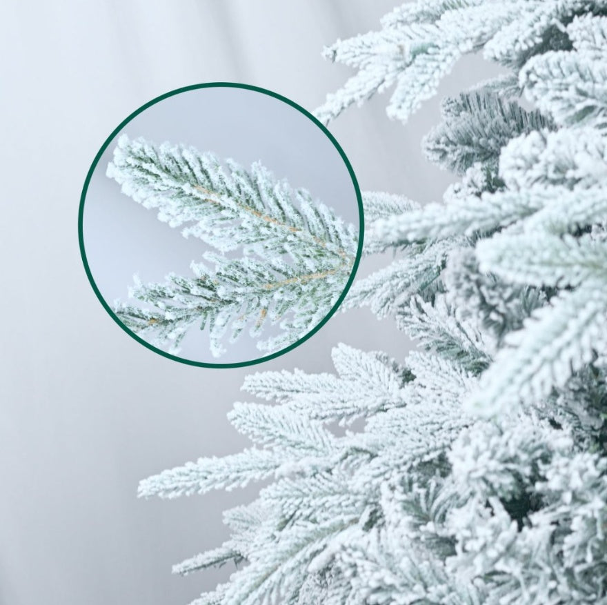 4ft PE PVC Mixed Flocking Automatic Tree   Steel Wire   Wire