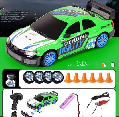 2.4G Drift Rc Car 4WD RC Drift Car Toy Remote Control GTR Model