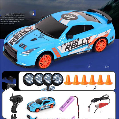 2.4G Drift Rc Car 4WD RC Drift Car Toy Remote Control GTR Model