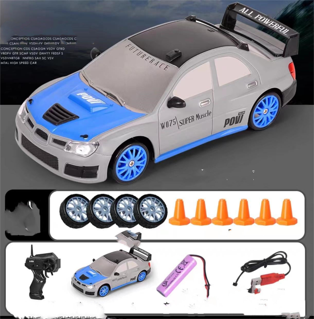 2.4G Drift Rc Car 4WD RC Drift Car Toy Remote Control GTR Model