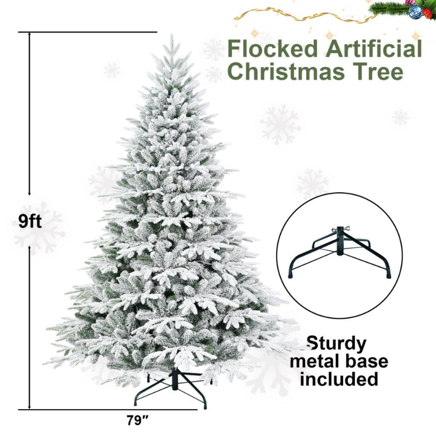 4ft PE PVC Mixed Flocking Automatic Tree   Steel Wire   Wire